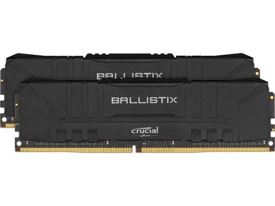 Модуль пам'яті Crucial 16GB (2x8GB) DDR4 3000 Ballistix Black (BL2K8G30C15U4B)