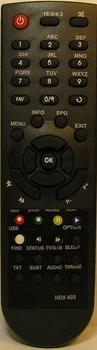 Пульт для Спутникового тюнера GLOBO HD X403P