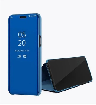 Чехол-книжка Mirror для Xiaomi Redmi Note 13 Зеркальная Синий
