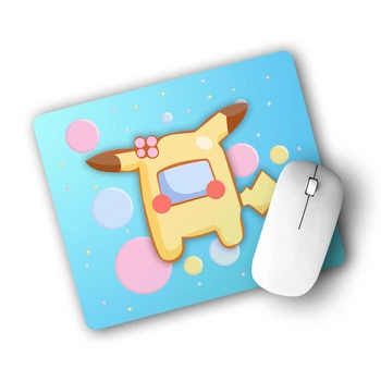 Коврик для мышки Амонг Ас Покемон Пикачу (Among Us Pokemon Pikachu) (25108-2419) 22 * 18 см