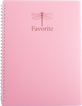 Блокнот Buromax Favourite Pastel A4 80 аркушів Рожевий (BM.24452154-10)