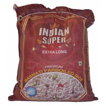 Рис басматі пропарений Indian Super Extra Long 5 кг