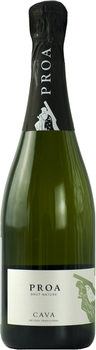 Вино ігристе Proa Cava Brut Nature біле брют Натюр 0.75 л 11.5% (8413216100877)