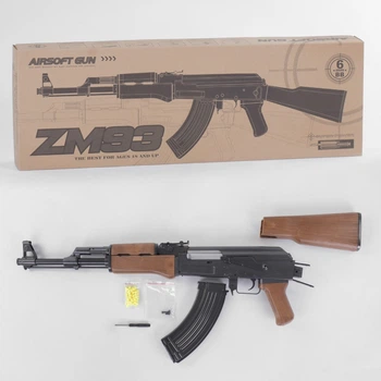 Автомат Калашникова детский (АК-47) металлический ZM 93 со съемным прикладом