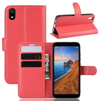 Чохол IETP для Xiaomi Redmi 7A книжка шкіра PU червоний Без бренду