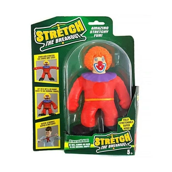 Игровая фигурка тянучка Qunxing Stretch Клоун игрушка антистресс для растягивания W6328T-07T (14см)