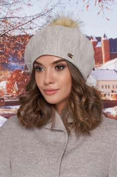 Берет с цельной флисовой подкладкой «Ляманта» Braxton светлый кофе 56-59