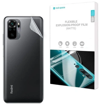 Антибликовая пленка на заднюю панель RockSpace Matte для Xiaomi Redmi Note 10 / Note 10s / Poco M5s - Matte