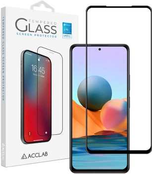 Защитное стекло для смартфона Xiaomi Redmi Note 10 Pro ACCLAB 9H Black (1283126511240)
