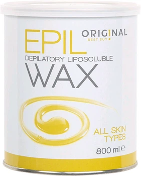 Воск для депиляции ORIGINAL Epil Wax All Skin в банке для всех типов кожи 800 мл