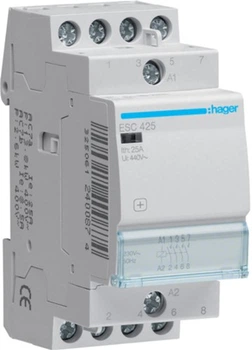 Модульный контактор Hager ESC425 230В/25А 4HB (ESC425)