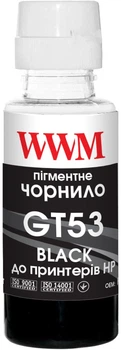 Чернила WWM GT53 для HPJetInkTank 115/315/319100 г Black (H53BP)