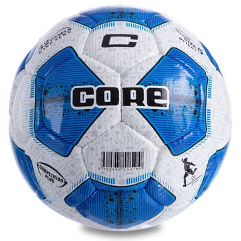 Мяч футбольный ламинированный Core №5 COMPETITION PLUS 003 White-Blue