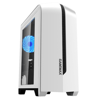 Корпус GameMax Centauri White-Black, без БП, microATX, 1x120 мм LED, 188x440x407 мм, 4.7кг