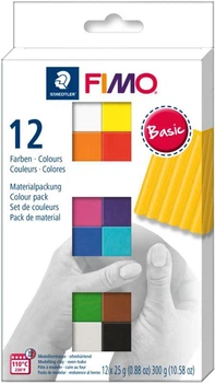 Пластика Fimo Basic Colours набор 12цвх25гр (4007817053409)