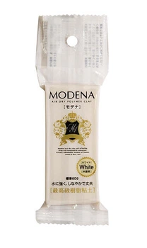 Пластика самозатвердевающая Padico Modena 60г белая (4902498731175)