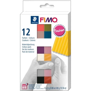 Пластика Fimo Fashion Colours набор 12цвх25гр (4007817053447)
