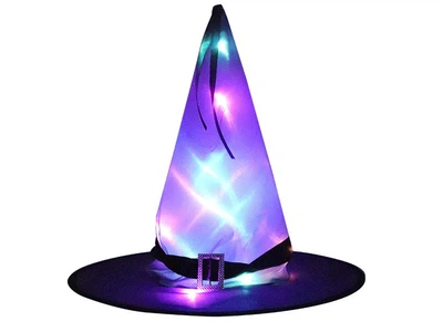 Светодиодная шляпа BauTech светильник Шляпа ведьмы для Хэллоуина Фиолетовый (1008-781-00)