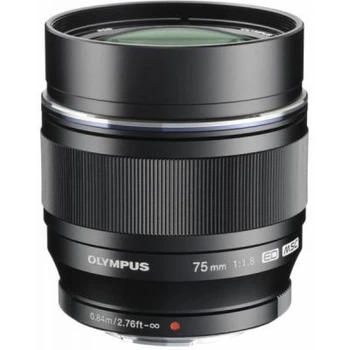 Объектив OLYMPUS ET_M7518 75mm 1:1.8 Black (V311040BE000)