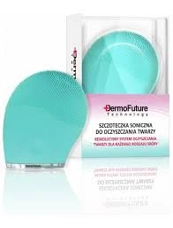 Звуковая щетка для очищения лица DermoFuture (5901785001990) бирюзовая