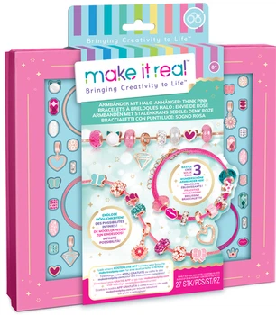 Набор для создания браслетов Make it Real Розовое сияние (MR1722)