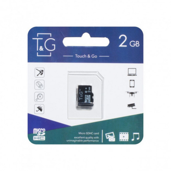 Карта памяти T&G MicroSDHC 2GB Class 4 (TG_2GBSD_00)