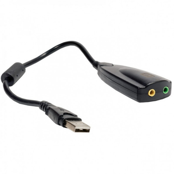 Звуковая карта Voltronic USB_sound card (7.1) 3D sound Black (YT_SC_7.1/07386)