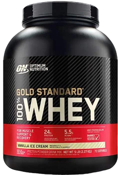 Сироватковий протеїн Optimum Nutrition 100% Whey Gold Standard порошок 2.27 кг Vanilla Ice Cream (748927028706)