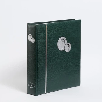 Альбом для монет Leuchtturm, NUMIS, на 143 монети, зелений