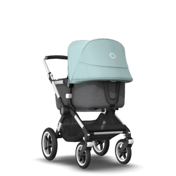 Коляска Bugaboo Fox 2, Alu, Grey melange, Vapor blue цвет