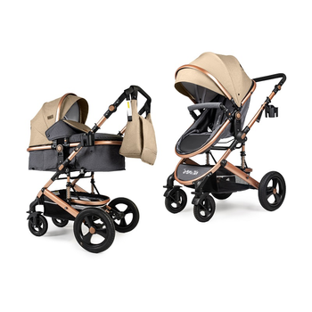 Універсальна коляска трансформер 2в1 Ninos Brava New, Beige