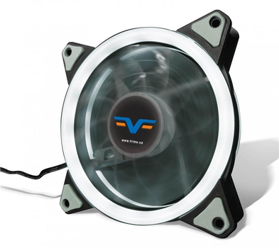 Вентилятор Frime Iris LED Fan Double Ring White (FLF-HB120WDR)