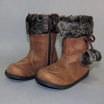 Демисезонные сапоги Children's shoes для девочки размер 27 Коричневые 15198