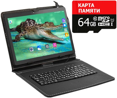 Планшет MiXzo ME1030 4G + Чехол-клавиатура + Карта памяти 64GB