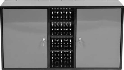 Шкаф настенный для мастерской VOREL: 1125 х 265 х 630 мм, с лакированной жести t = 0.8-1 мм
