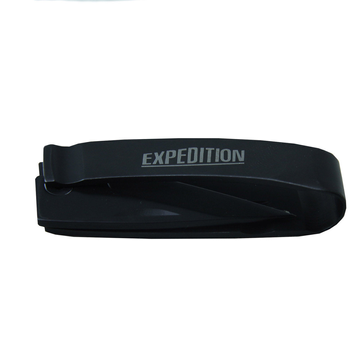 Складаний ніж зі сталі на пояс EXPEDITION 2в1 0600 чорний + затиск для грошей New model