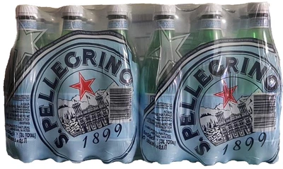 Упаковка минеральной газированной воды S.Pellegrino 0.5 л х 24 бутылки (8002270015373)