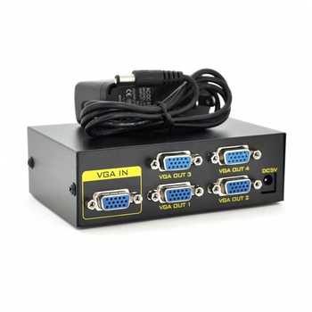 Активный сплиттер VGA 1x4 KV-FJ1504A 150MHz
