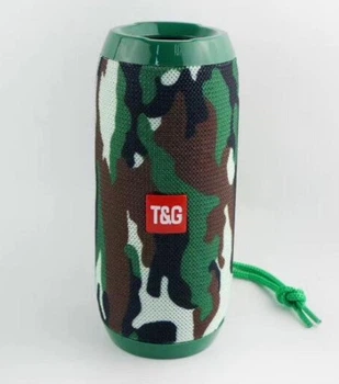 Бездротова портативна Bluetooth стерео колонка T & G 117 CAMOUFLAGE