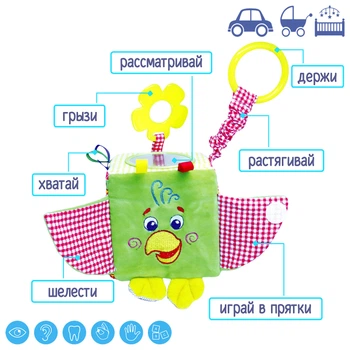 Подвеска-кубик «Зоо Папугай Шалун» MC110202-01