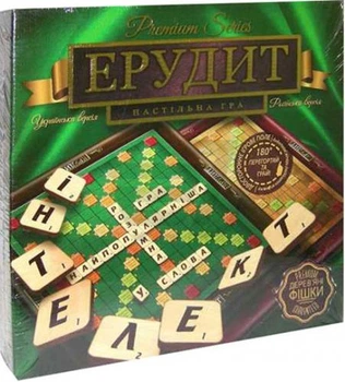 Игра настольная «Эрудит PREMIUM SERIES» укр. G-ER-U-01