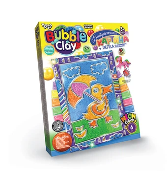 Вітражна картина Bubble Clay Качечка(BBC-02-03)