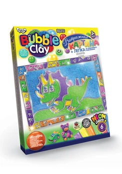 Вітражна картина Bubble Clay Динозаврик(BBC-02-01)
