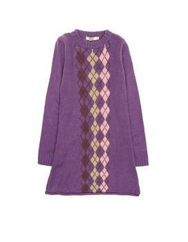 Платье Losan Creem girls (024-8002AB/124_p) Темно-фиолетовый 8 Years-128 см