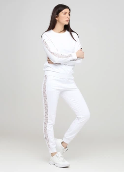Брюки - джоггеры "Only Women"(94-PSrLl-24-02-white-S)
