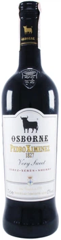 Херес Osborne Pedro Ximenez 1827 біле кріплене 0.75 л 17% (8410337014038)