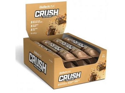 Упаковка батончиків Crush Bar BioTech USA (12 шт) Смак Печиво крем