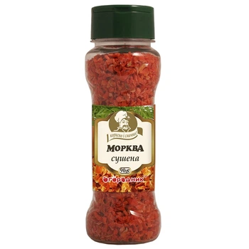 Морква різана Огородник сушена 90 г (4820079243292)