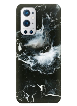 Силиконовый чехол ПринтОК для OnePlus 9 Pro - Всплеск мрамора
