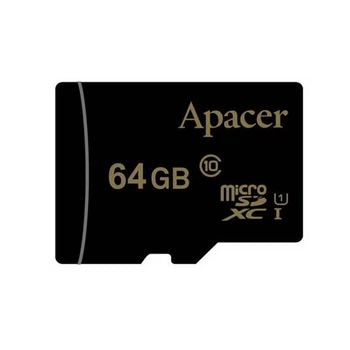 Карта памяти Apacer microSDXC 64Gb UHS-1 (Class 10) (R-45 Mb/s)